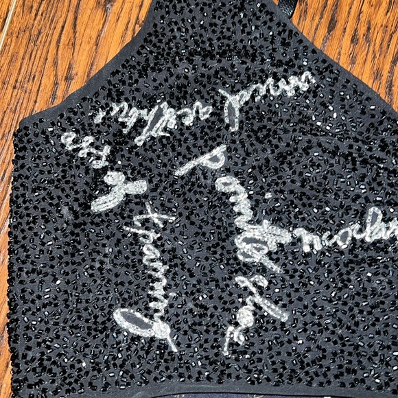 Beaded top with side zip •Sample• Size 6 H&M Studio S/s 2017 - Picture 6 of 10